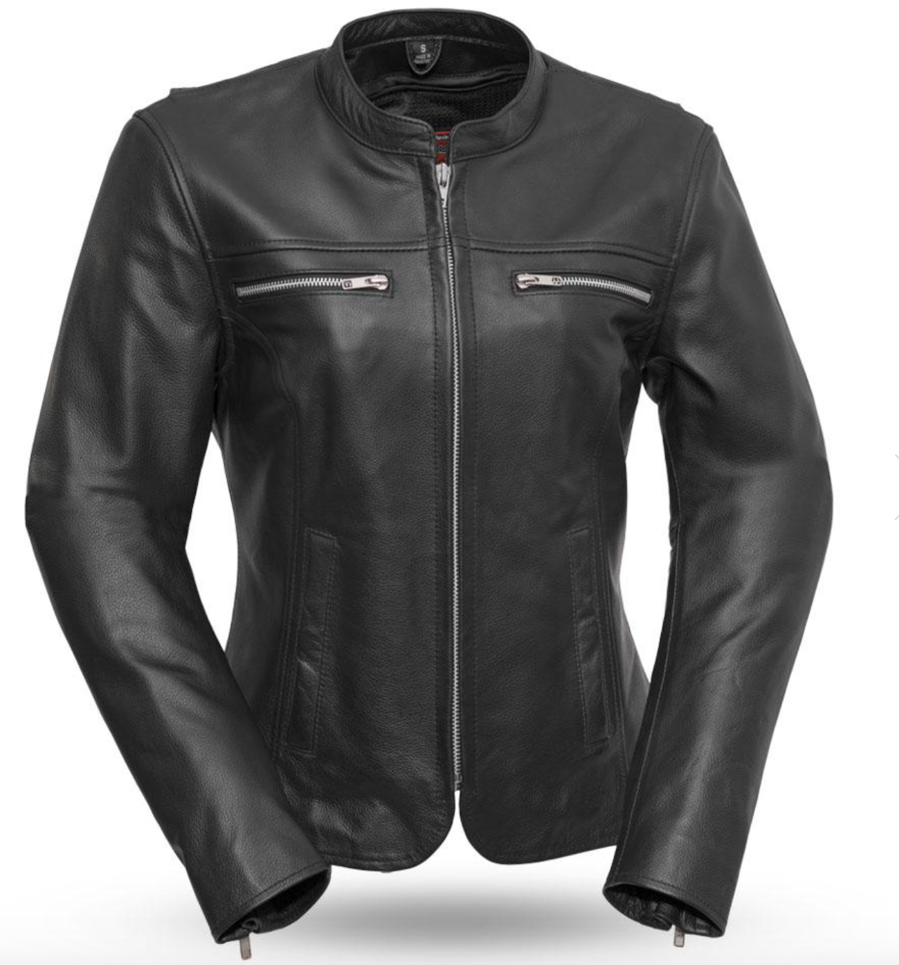 Roxy - Light weight cafe style leather jacket
